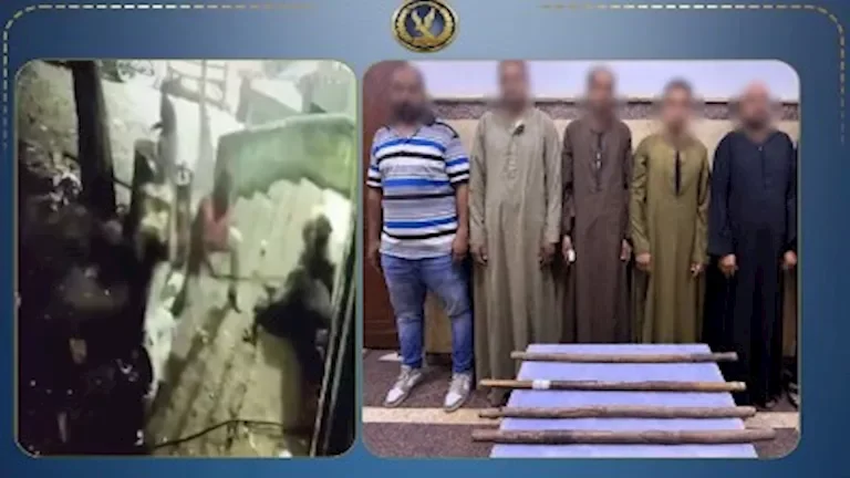 الداخلية تعتقل 5 أشخاص بتهمة الاعتداء على صاحب محل ووالده بالعصي في سوهاج