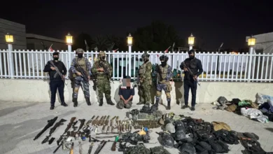 الشرطة الاتحادية تضبط أسلحة ومعدات عسكرية في العبيدي ببغداد