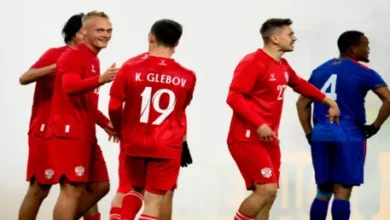 المنتخب الروسي يحقق فوزاً ساحقاً على ناميبيا بسداسية نظيفة في مباراة ودية
