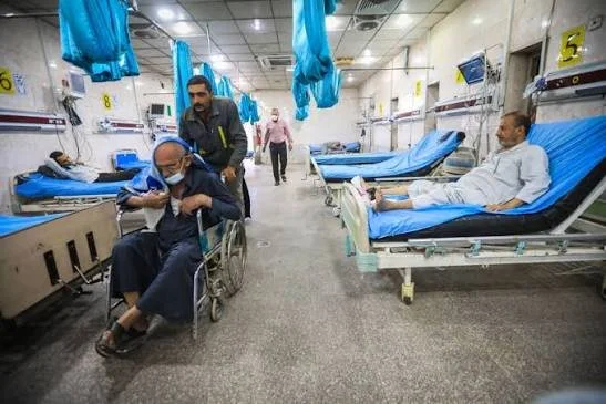 النجف تُسجل 107 حالات اختناق بسبب العاصفة الترابية