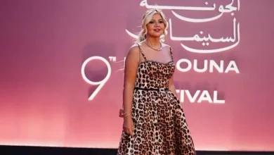 بوسي شلبي تتألق بإطلالة مميزة في اليوم السادس من مهرجان الجونة