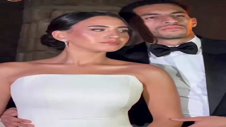 جنا حلمي تتألق في حفل زفافها من مصطفى شوبير وتجذب الأنظار