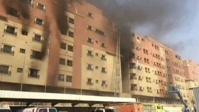 حريق في مبنى "أرامكو" بالظهران بعد هجوم صاروخي على السعودية