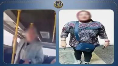 "ربة منزل تعتدي على سائق أتوبيس في القاهرة بعد ادعائها أنها ضابطة شرطة بسبب تذكرة"