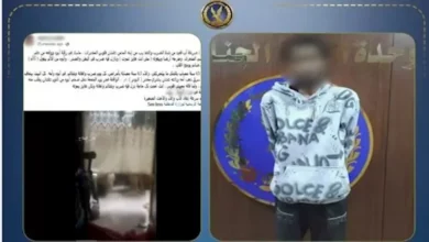 شاب يعتدي على والده في شبرا الخيمة بسبب خلافات مالية مرتبطة بالمخدرات