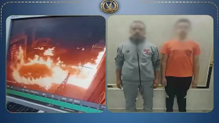 شاب يُقدم على إحراق محل والده في المنصورة انتقاماً لطرده منه
