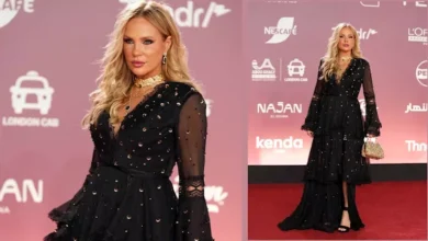 شيرين رضا تغادر مهرجان الجونة السينمائي وسط أجواء مميزة.. صور