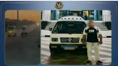 ضبط قائد فان في أكتوبر بعد قيادته عكس الاتجاه وتهديد حياة المواطنين