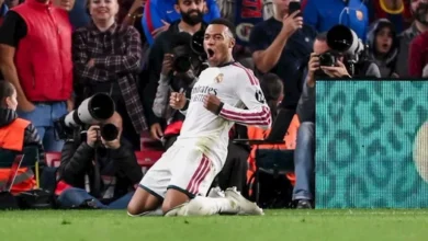 مبابي ينفرد برقم تاريخي أمام برشلونة في الكلاسيكو