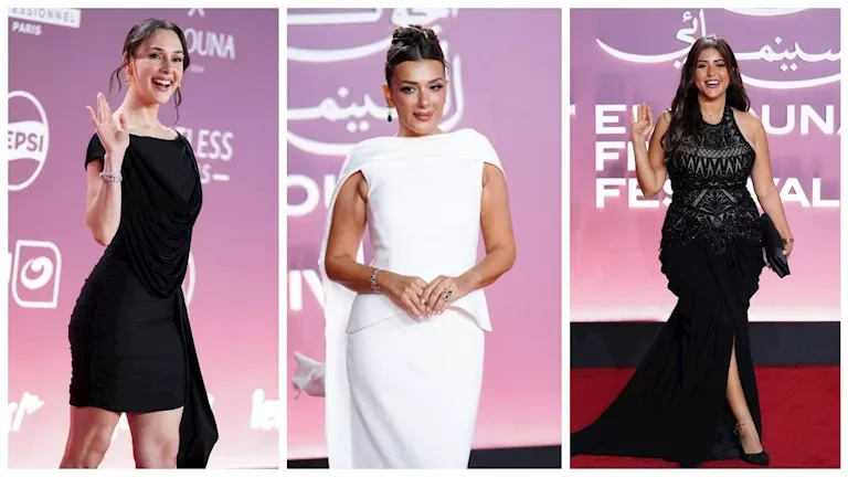 نجوم الفن يتألقون في خامس أيام مهرجان الجونة السينمائي بالصور