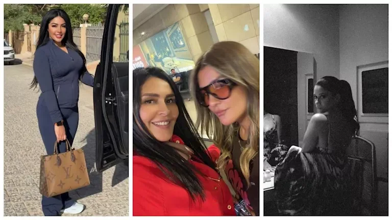 نرمين ماهر تعرض سيارتها الفارهة وذكريات سينتيا خليفة في الجونة