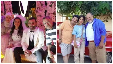 نسرين أمين تتألق مع نجوم الفن في 20 صورة بعد لقائها مع لميس الحديدي