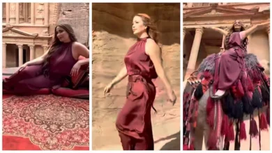 نسرين طافش تتألق في البتراء بالأردن والجمهور يصفها بـ"ملكة جمال العرب"