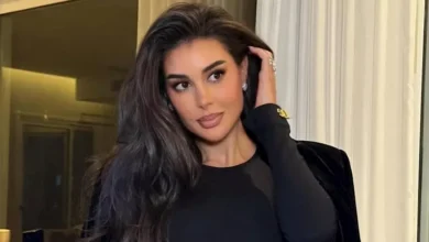 ياسمين صبري تتألق بلوك يجمع بين البساطة والأناقة