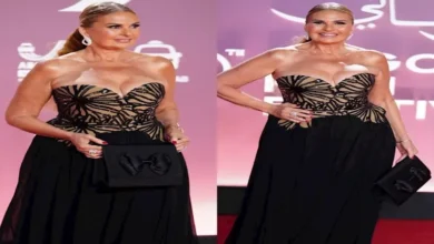 يسرا تتألق بفستان من إيلي صعب بسعر 192 ألف جنيه في سابع أيام الجونة
