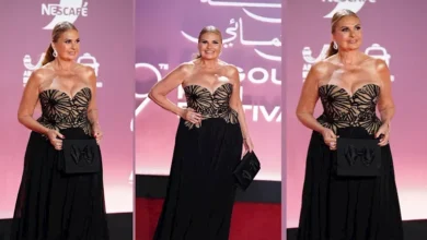 يسرا تتألق في مهرجان الجونة السينمائي والجمهور: "صغرت واحلوت"